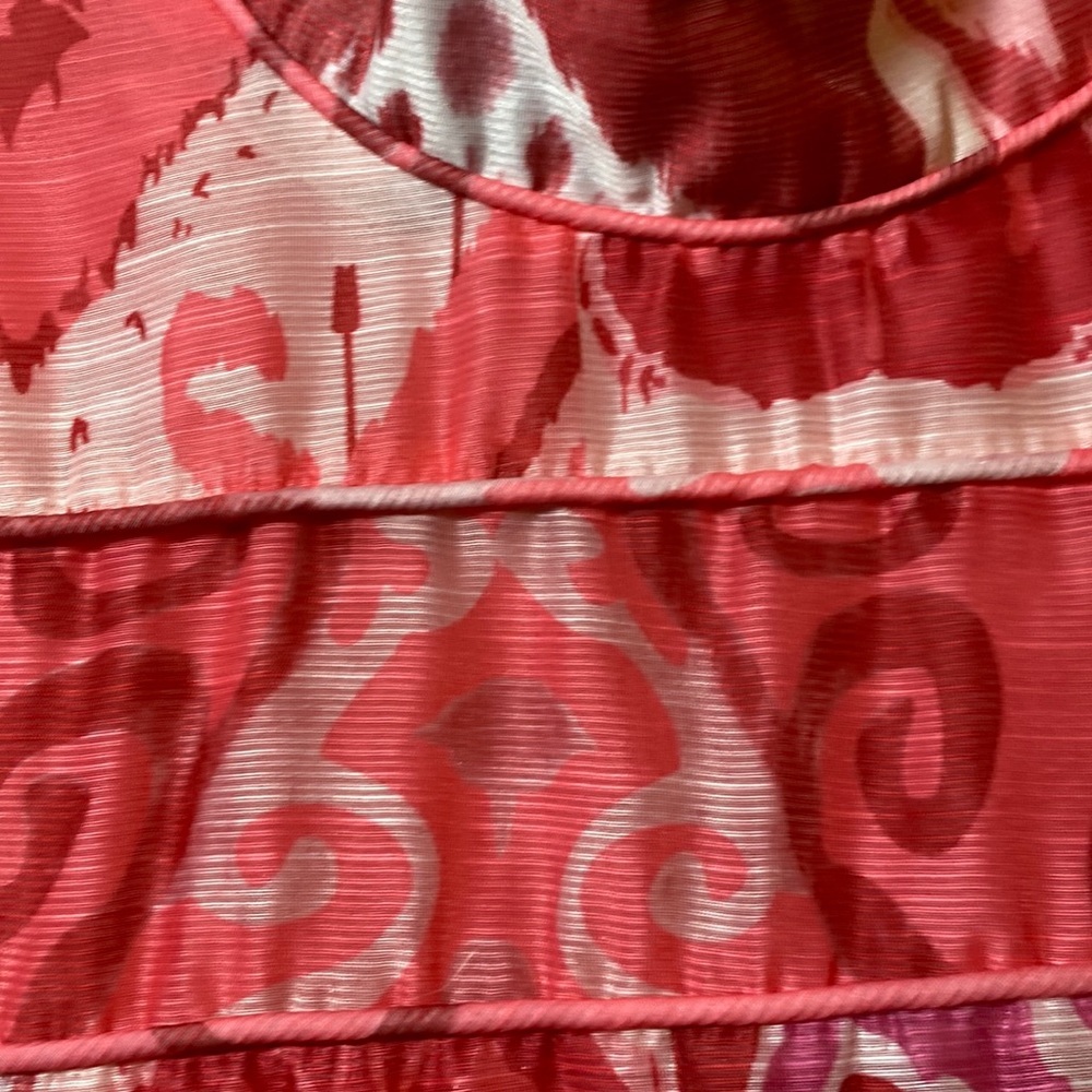 Lilly’s Kloset Red Geometric Dress Size S - Picture 5 of 14